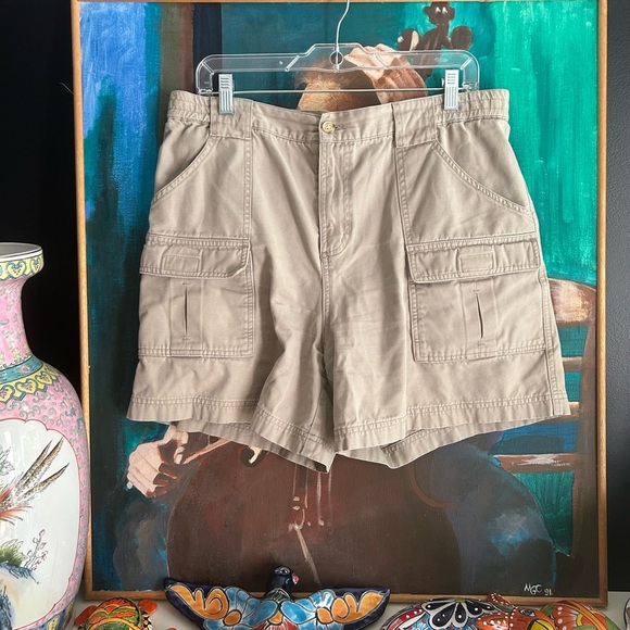 Denver Hayes Khaki Cargo Shorts 12 - Picture 2 of 16